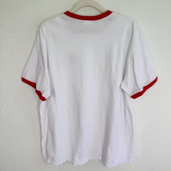 Girls Don't Cry Shirt Mens Large Ringer Tee Embroidered Logo Verdy Los Angeles - Picture 2 of 13